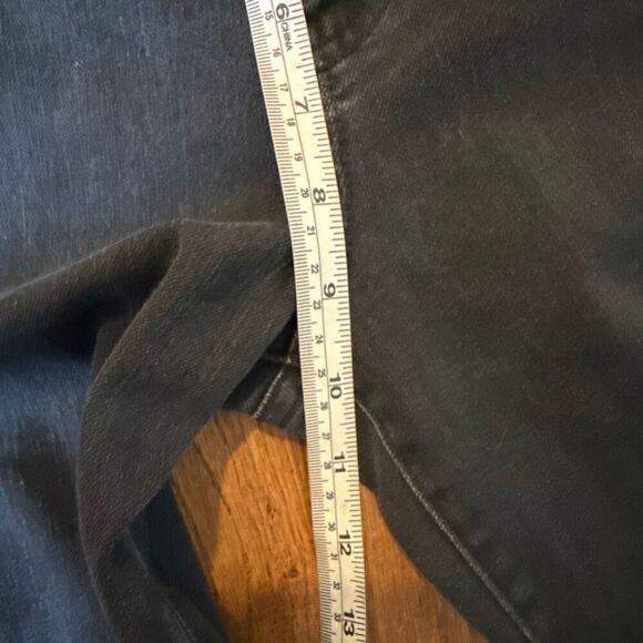 Uniqlo jeans black grey wash high rise skinny jeans 26 - Picture 6 of 10